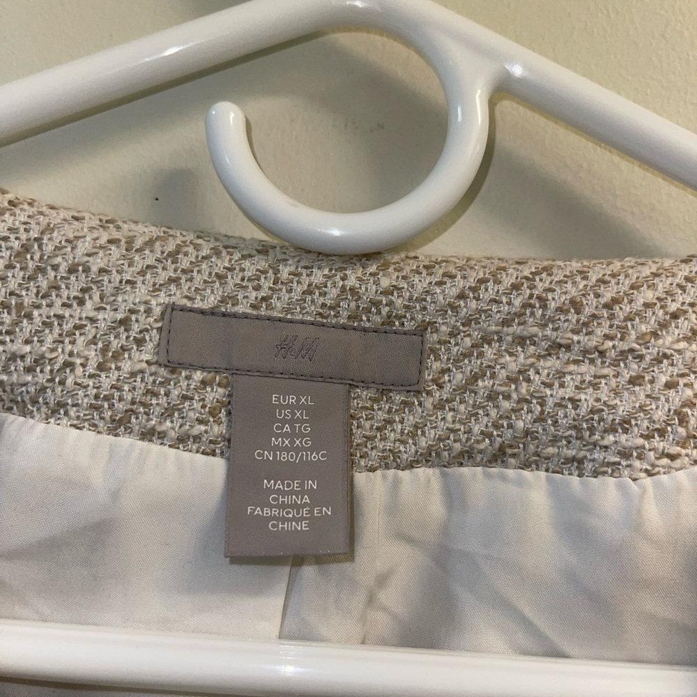 H&M TEXTURED-WEAVE JACKET - Picture 9 of 11